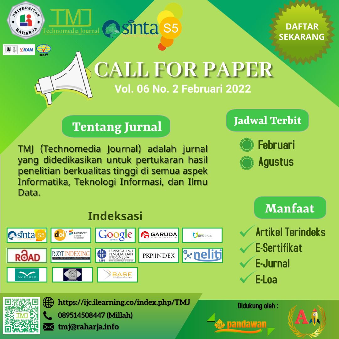 Call for Paper TMJ (Technomedia Journal)