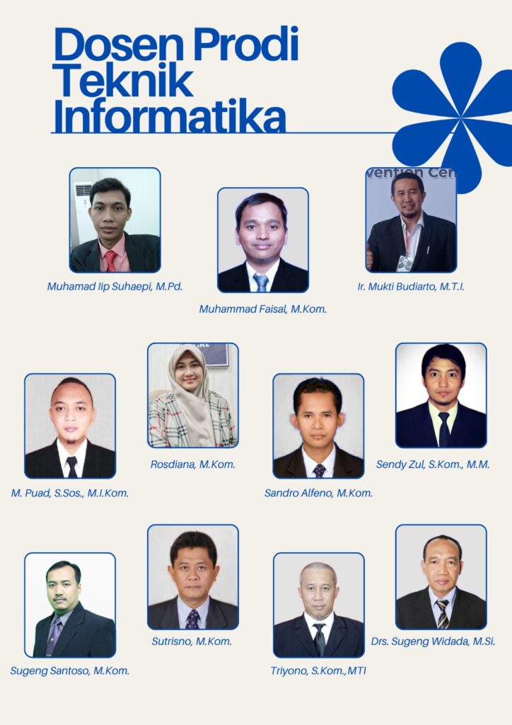 Dosen Prodi Teknik Informatika Universitas Raharja